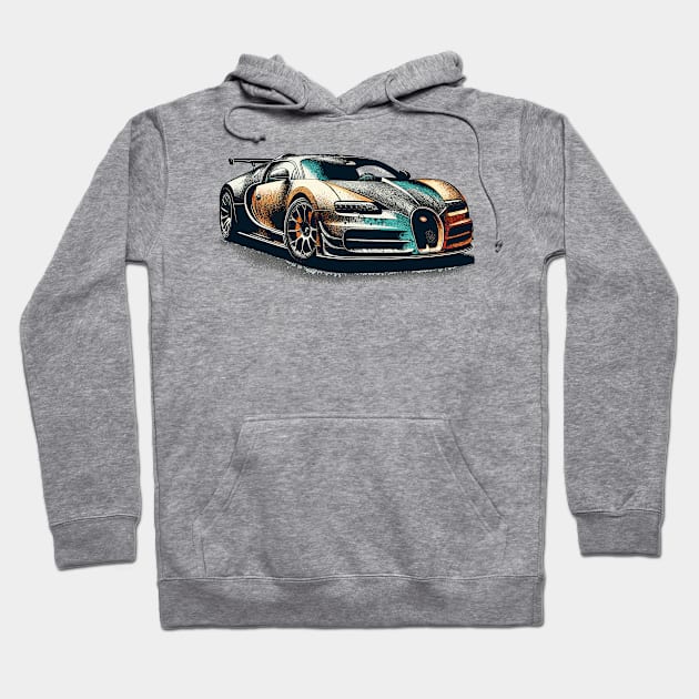 Bugatti Veyron Hoodie by Vehicles-Art